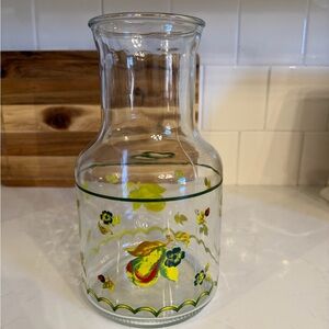 Vintage KIG Juice Carafe Fruit Design